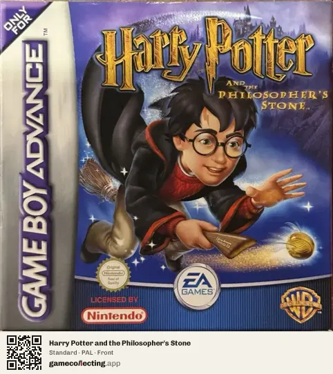 Harry Potter and the Philosopher's Stone Game Boy Advance, PAL box front