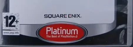 Final Fantasy X, the PEGI square on its front