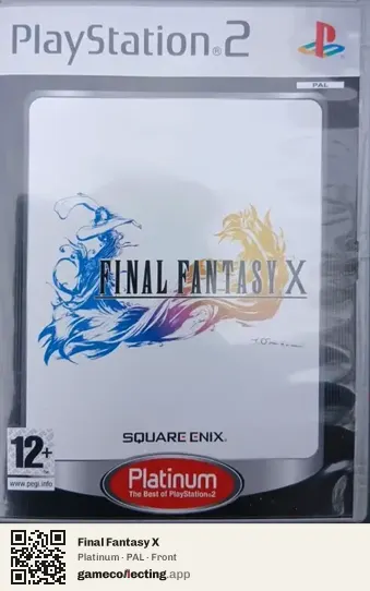 Final Fantasy X PlayStation 2, PAL box front