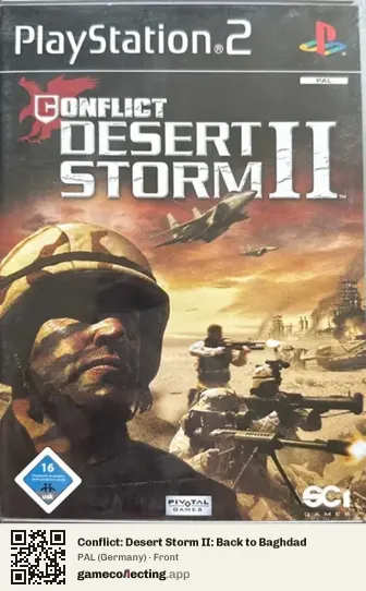 Conflict: Desert Storm II: Back to Baghdad PlayStation 2, Germany box front