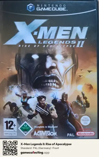 X-Men Legends II: Rise of Apocalypse Nintendo GameCube, Germany box front