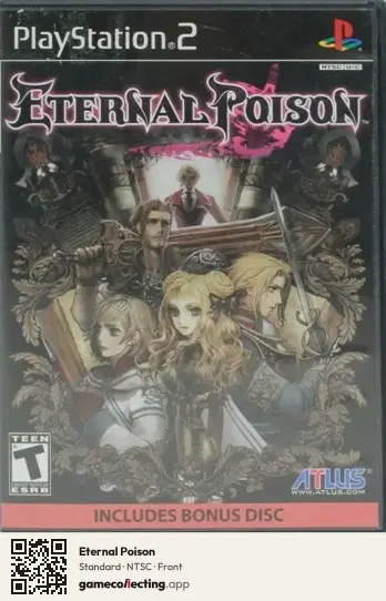 Eternal Poison PlayStation 2, NTSC box front