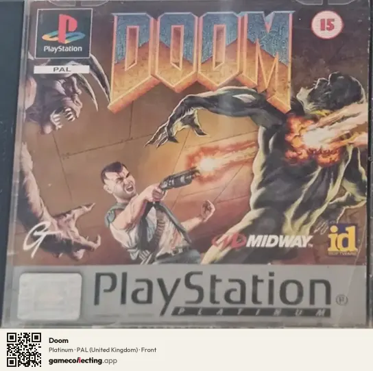 Doom PlayStation, United Kingdom box front