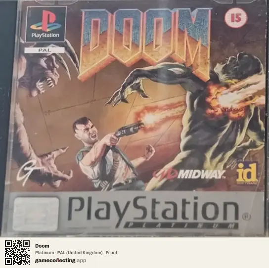 Doom PlayStation, United Kingdom box front