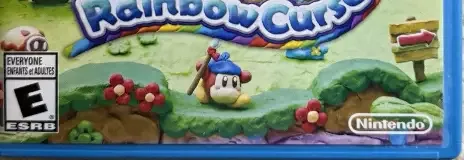 Kirby and the Rainbow Curse, the ESRB box on its front