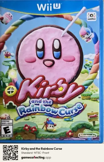 Kirby and the Rainbow Curse Nintendo Wii U, NTSC box front