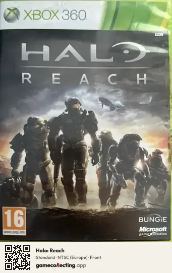 Halo: Reach Xbox 360, Europe box front