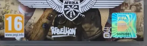 Sniper Elite III, the PEGI square on its front