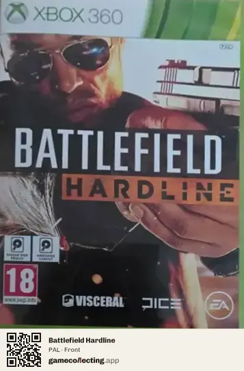 Battlefield Hardline Xbox 360, PAL box front
