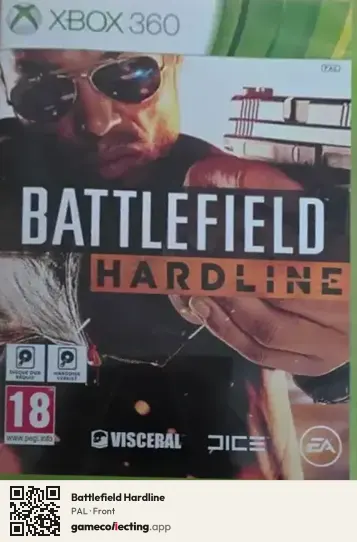 Battlefield Hardline Xbox 360, PAL box front