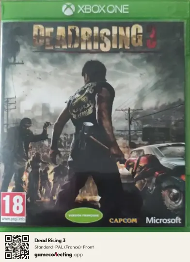 Dead Rising 3 Xbox One, France box front