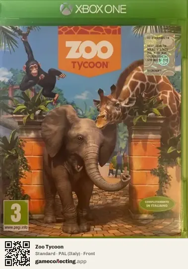 Zoo Tycoon Xbox One, Italy box front
