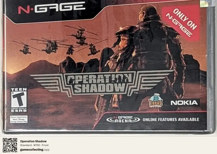 Operation Shadow Nokia N-Gage, NTSC box front