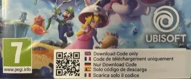 Mario + Rabbids Sparks of Hope, the PEGI square on its front