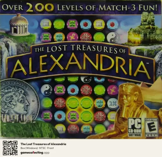 The Lost Treasures of Alexandria Computer, NTSC box front