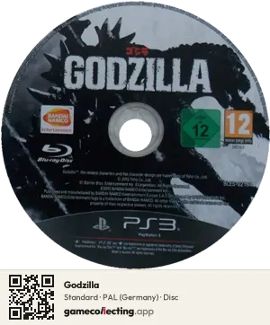 Godzilla PlayStation 3, PAL disc