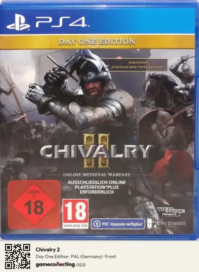 Chivalry 2 PlayStation 4, Germany box front