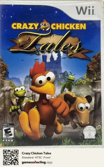Crazy Chicken Tales Nintendo Wii, NTSC box front