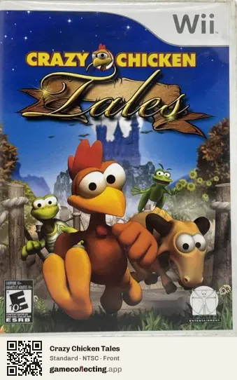 Crazy Chicken Tales Nintendo Wii, NTSC box front