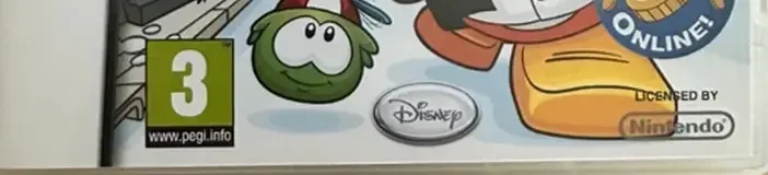 Club Penguin: Elite Penguin Force: Herbert's Revenge, the PEGI square on its front