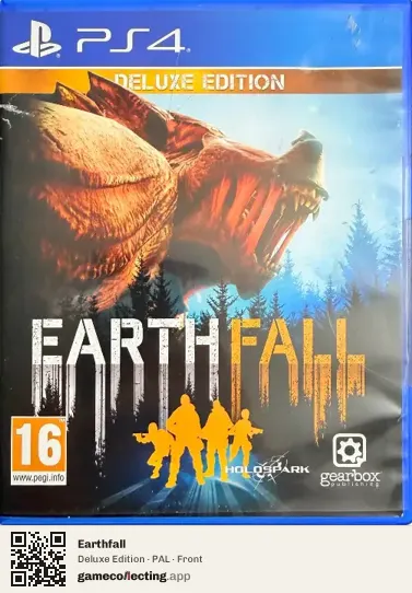 Earthfall PlayStation 4, PAL box front