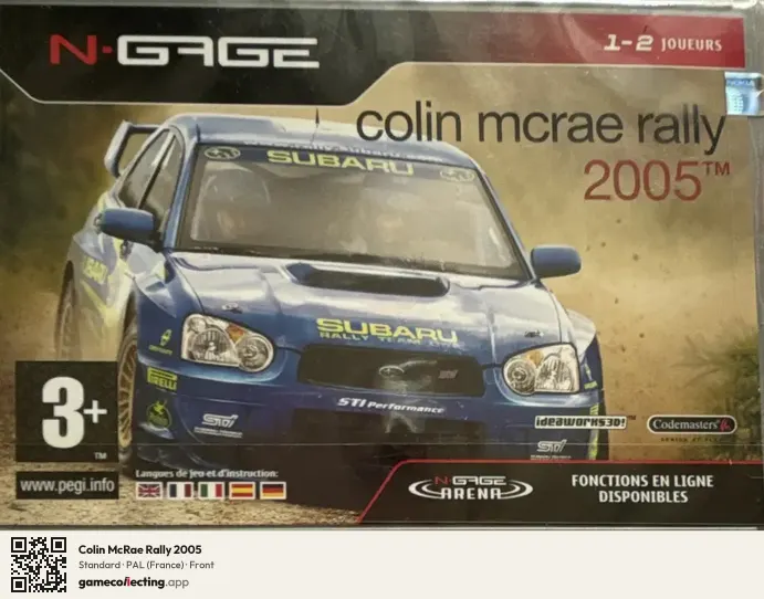 Colin McRae Rally 2005 Nokia N-Gage, France box front