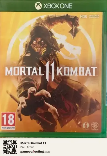 Mortal Kombat 11 Xbox One, PAL box front