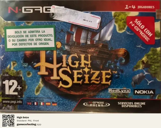 High Seize Nokia N-Gage, PAL box front