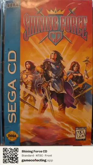 Shining Force CD Sega Mega-CD / Sega CD, NTSC box front