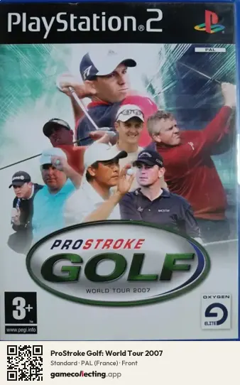 ProStroke Golf: World Tour 2007 PlayStation 2, France box front