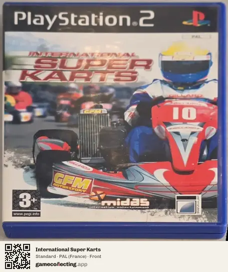 International Super Karts PlayStation 2, France box front