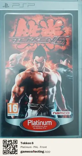 Tekken 6 PlayStation Portable, PAL box front
