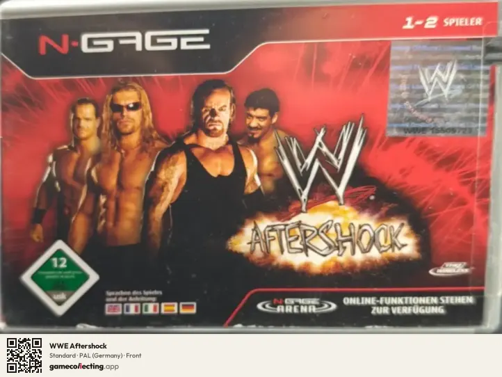 WWE Aftershock Nokia N-Gage, Germany box front
