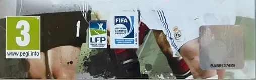FIFA 11, the PEGI square on its front