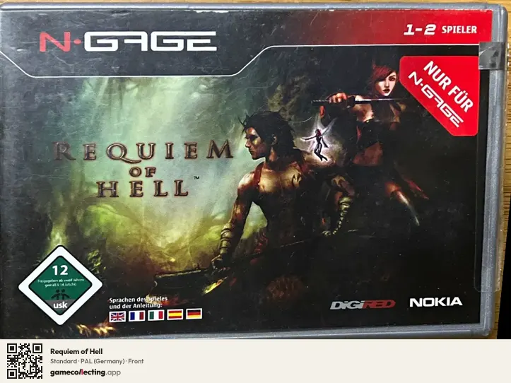 Requiem of Hell Nokia N-Gage, Germany box front