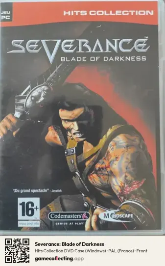 Severance: Blade of Darkness Computer, France box front
