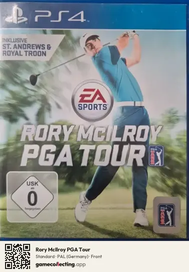 Rory McIlroy PGA Tour PlayStation 4, Germany box front