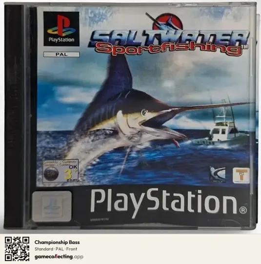 Championship Bass PlayStation, PAL box front