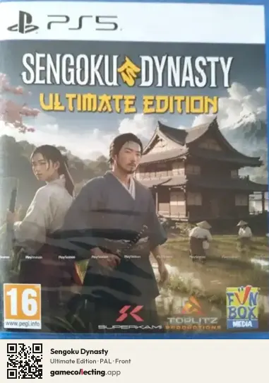 Sengoku Dynasty PlayStation 5, PAL box front