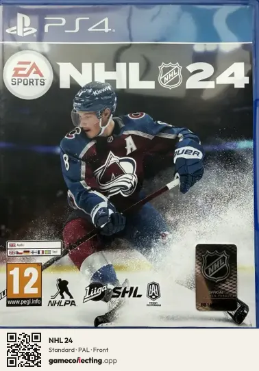 NHL 24 PlayStation 4, PAL box front
