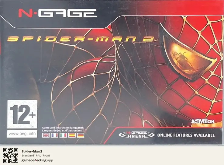 Spider-Man 2 Nokia N-Gage, PAL box front