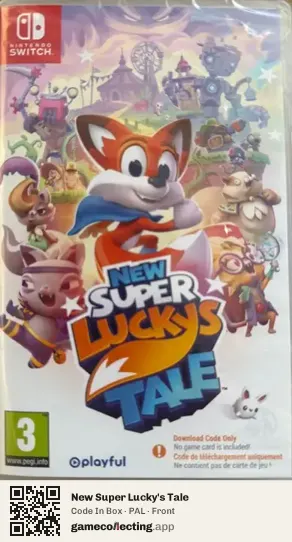 New Super Lucky's Tale Nintendo Switch, PAL box front