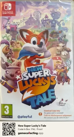 New Super Lucky's Tale Nintendo Switch, PAL box front