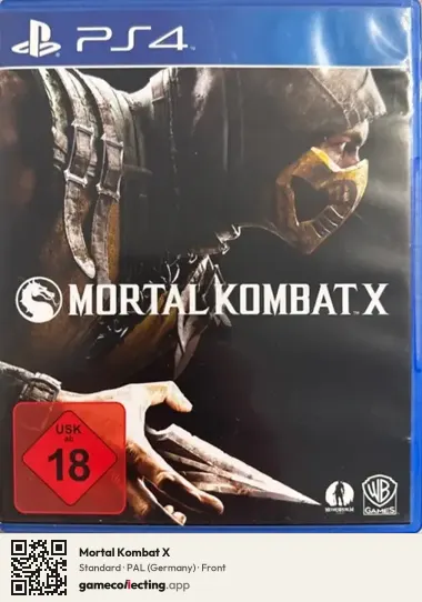 Mortal Kombat X PlayStation 4, Germany box front