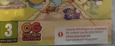 Bluey: The Videogame, the PEGI square on its front