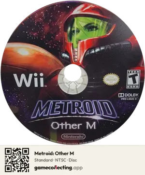 Metroid: Other M Nintendo Wii, NTSC disc