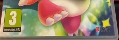 Bubble Bobble 4 Friends, the PEGI square on its front