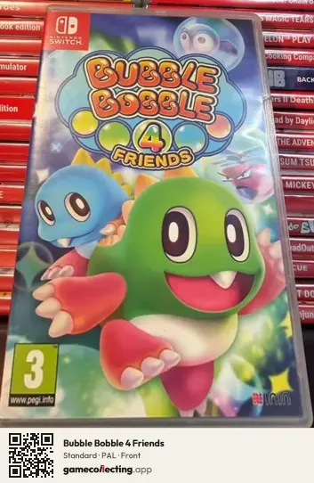 Bubble Bobble 4 Friends Nintendo Switch, PAL box front