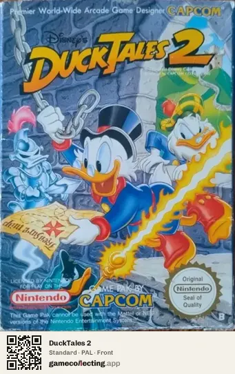 DuckTales 2 Nintendo Entertainment System, PAL box front