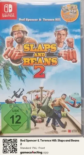 Bud Spencer & Terence Hill: Slaps and Beans 2 Nintendo Switch, PAL box front